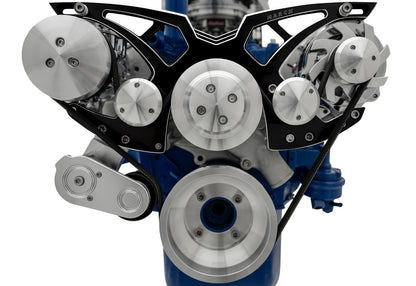 Ford 351 Cleveland Serpentine System - AC & ALT