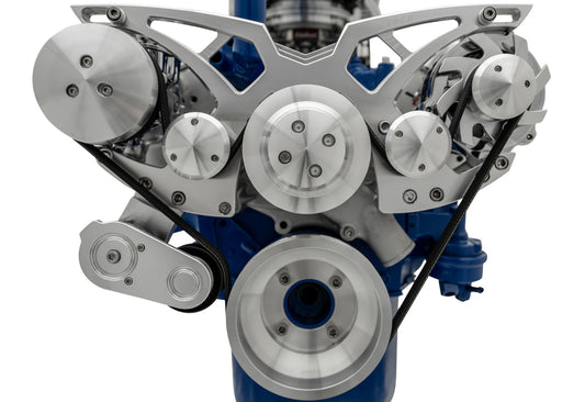 Ford 351 Cleveland Serpentine System - AC & ALT