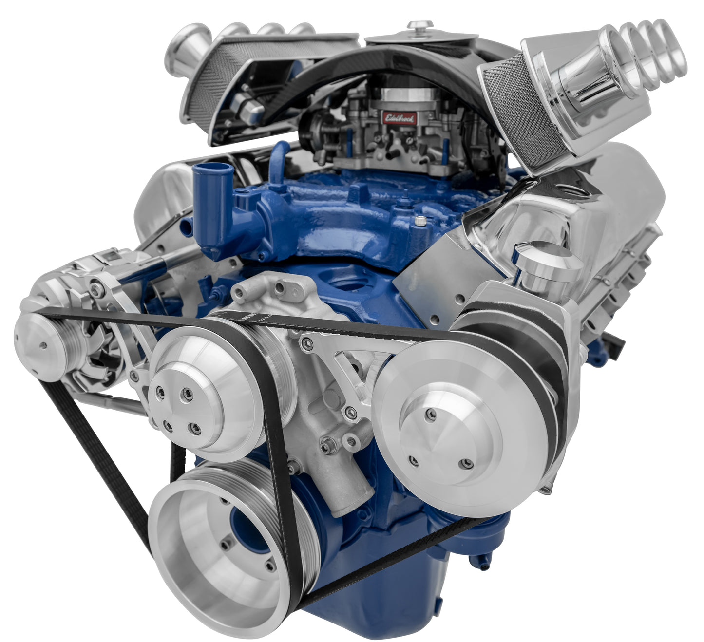Ford 351 Cleveland Serpentine Conversion Ultra - PS-Saginaw