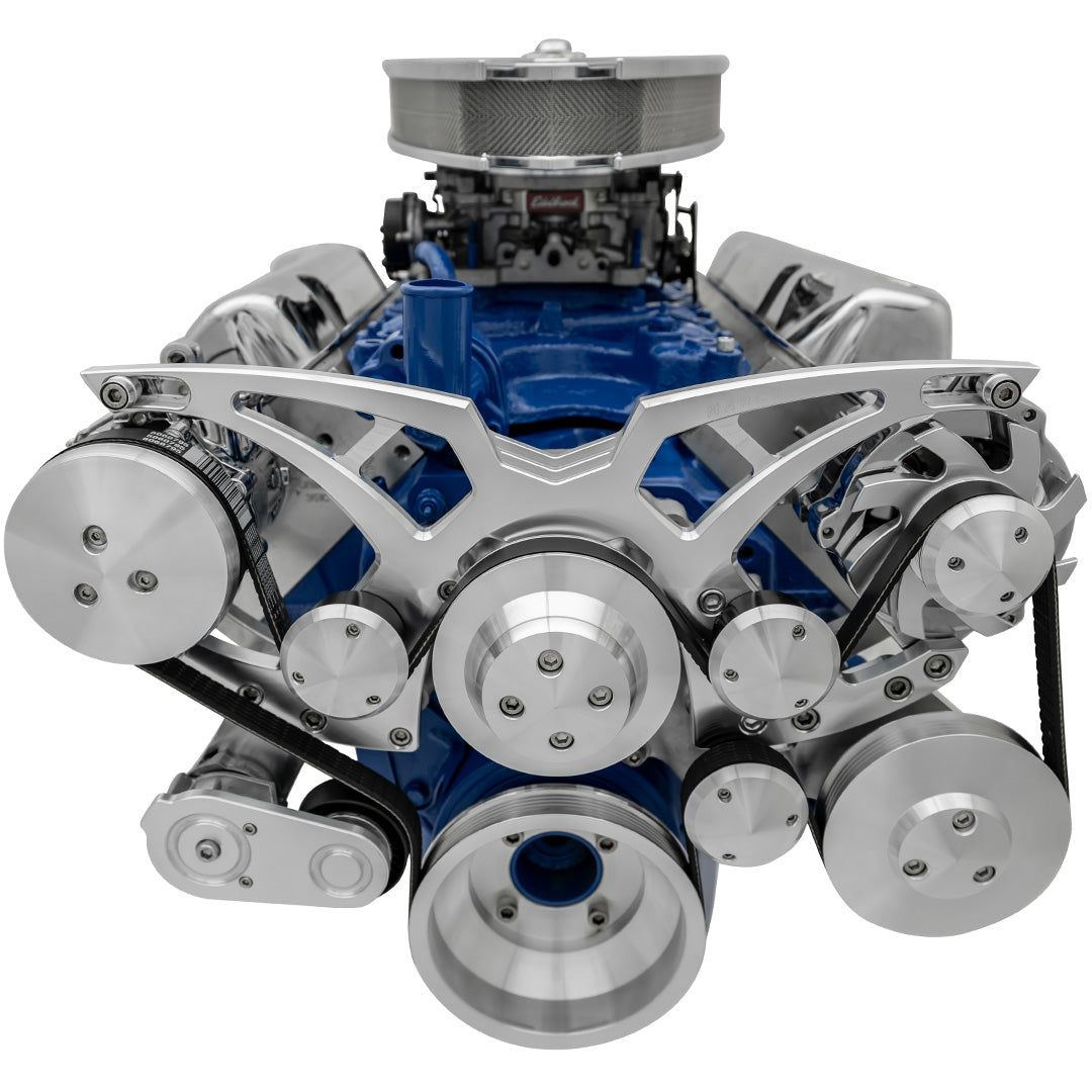 Ford 351 Cleveland Serpentine System - AC & PS