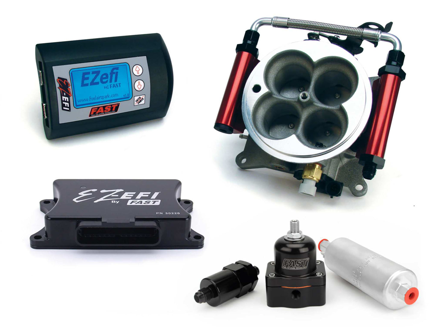 EZ EFI Self-Tuning Throttle Body Injection Kit With In-Tank Fuel Pump