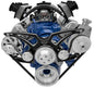 Ford 351 Cleveland Serpentine System - PS & ALT - Black Onyx