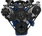 Ford 351 Cleveland Serpentine System - PS & ALT - Black