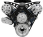 Small Block Ford Revolver Serpentine System - AC & ALT - Black Onyx
