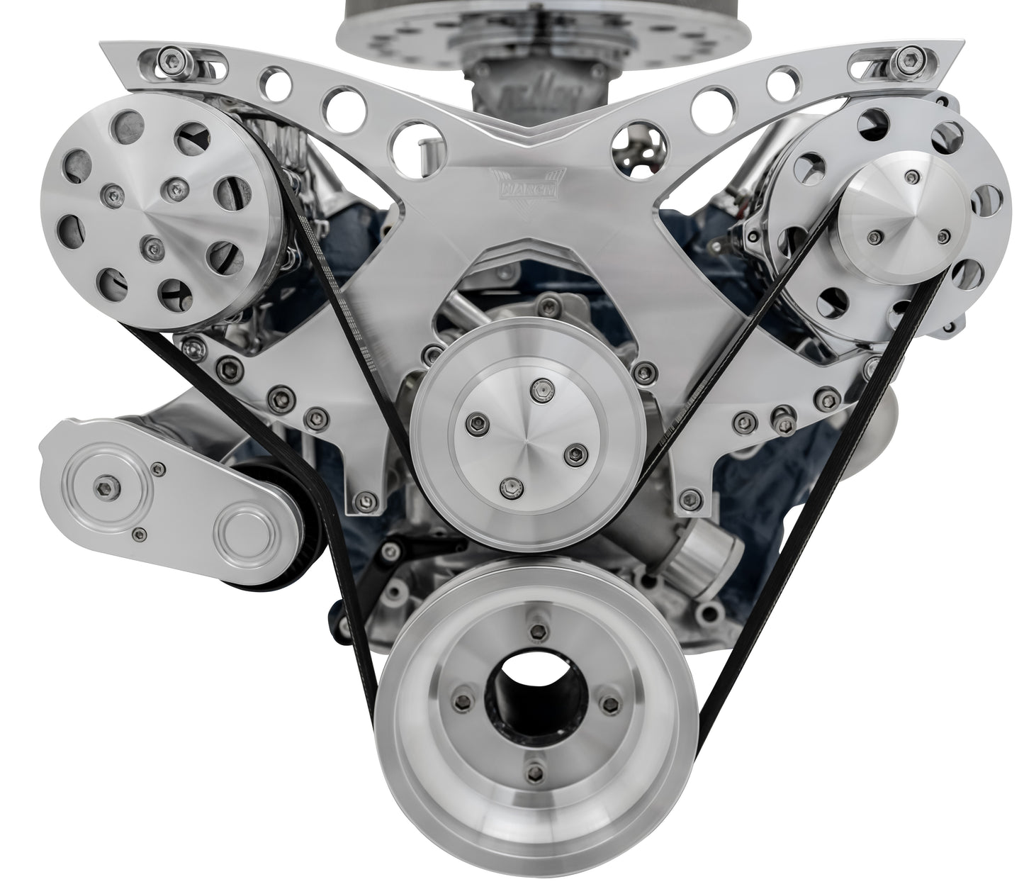 Small Block Ford Revolver Serpentine System - AC & ALT