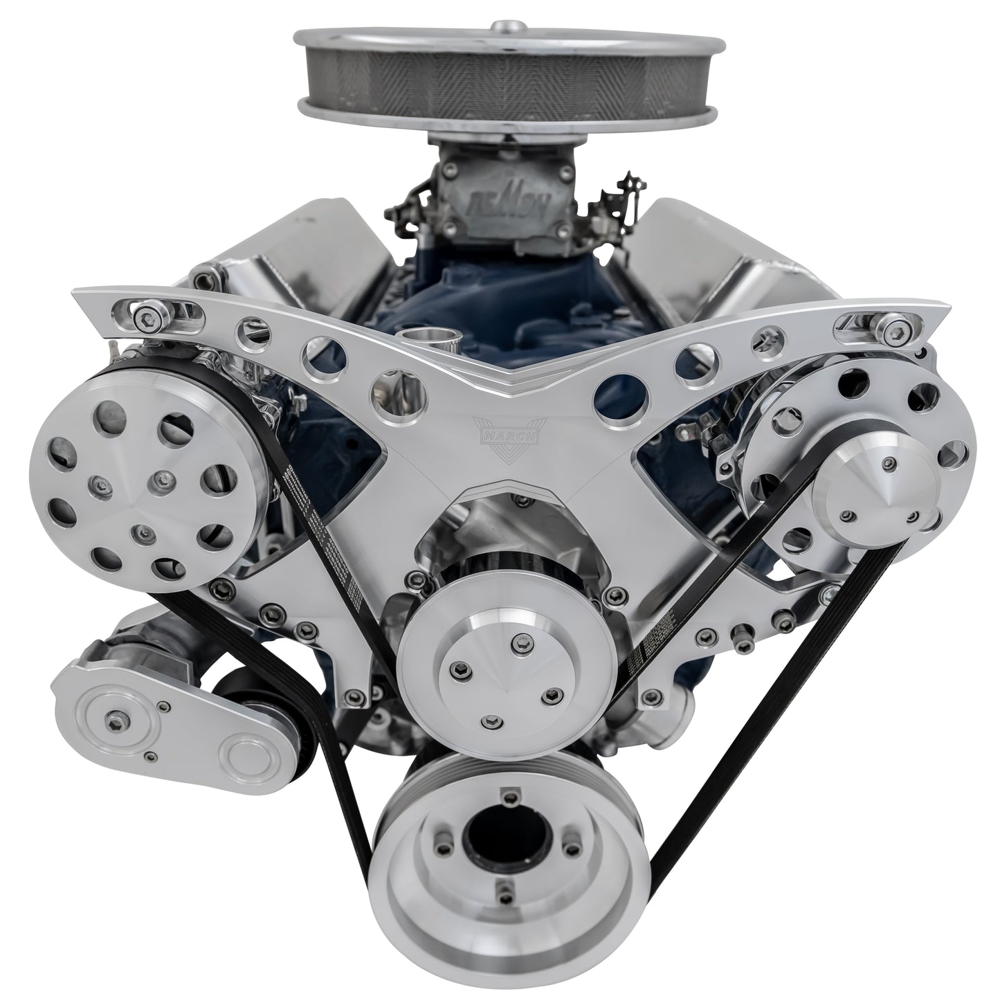 Small Block Ford Revolver Serpentine System - AC & ALT