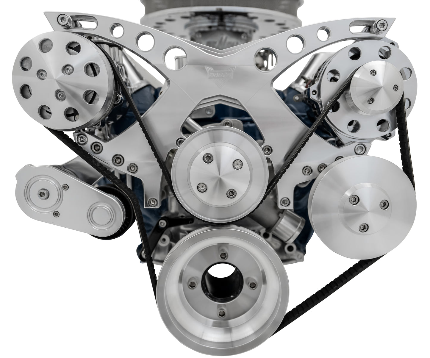 Small Block Ford Revolver Serpentine System - AC & PS