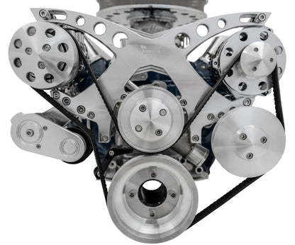 Small Block Ford Revolver Serpentine System - AC & PS