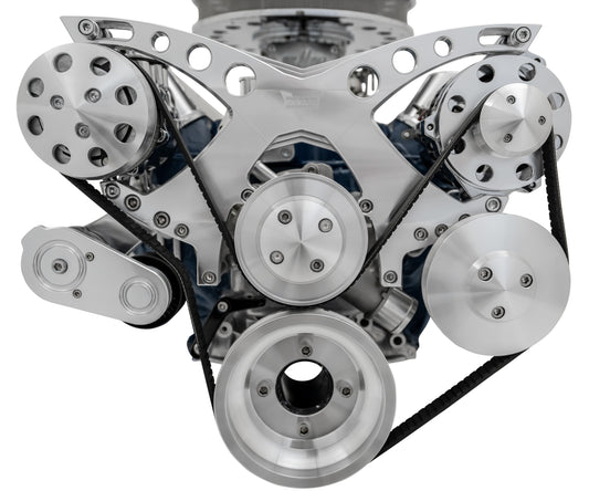 Small Block Ford Revolver Serpentine System - AC & PS