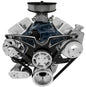 Small Block Ford Pro-Track Serpentine System - PS & ALT - Black Onyx
