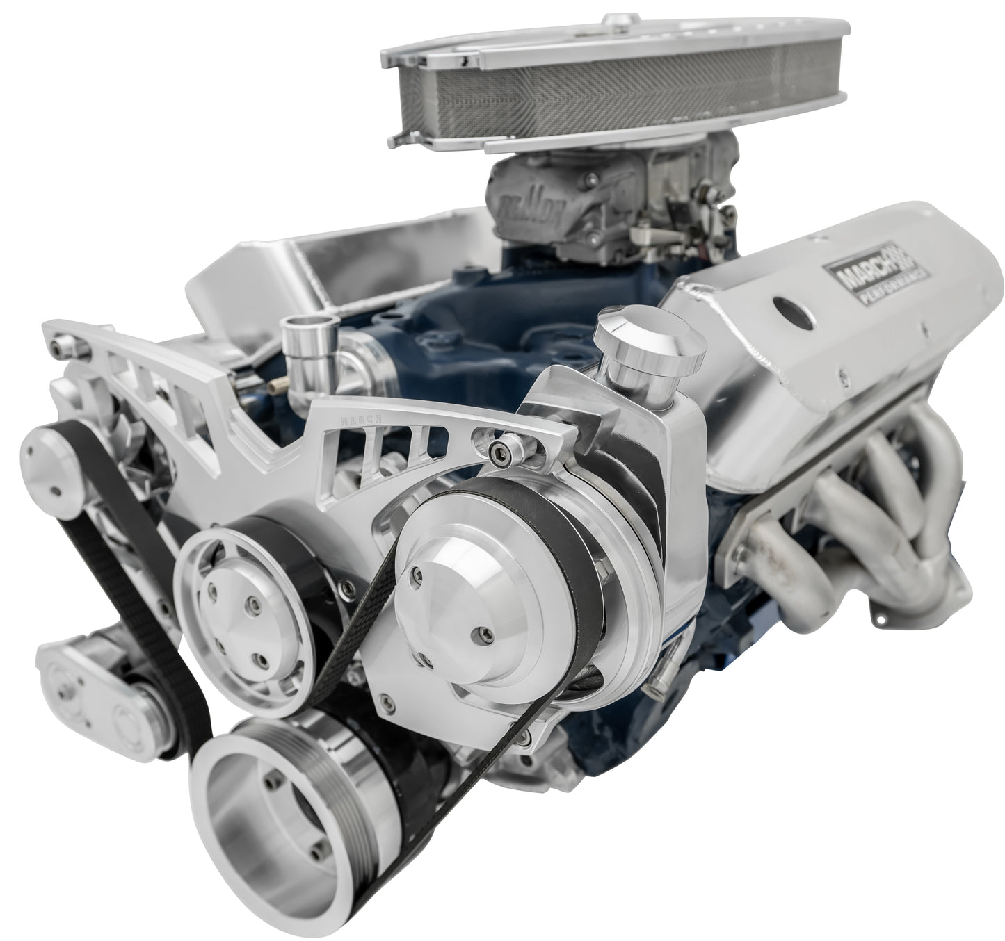 Small Block Ford Pro-Track Serpentine System - PS & ALT