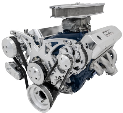 Small Block Ford Style Track Serpentine System: AC & ALT