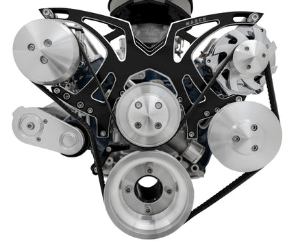 Small Block Ford Onyx All Inclusive Style Track Serpentine System (AC/PS/ALT)