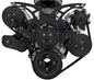 Small Block Ford Black All Inclusive Style Track Serpentine System (AC/PS/ALT)