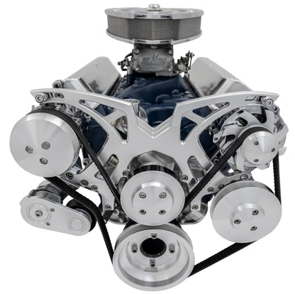 Small Block Ford All Inclusive Style Track Serpentine System (AC/PS/ALT)