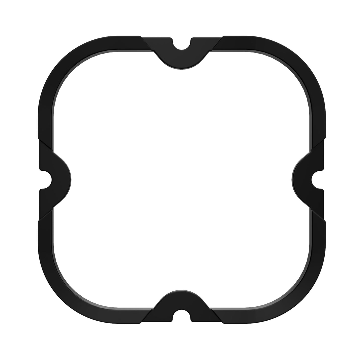 KC Hilites FLEX ERA 4 - 1-Bezel Ring - ED Coated - Black