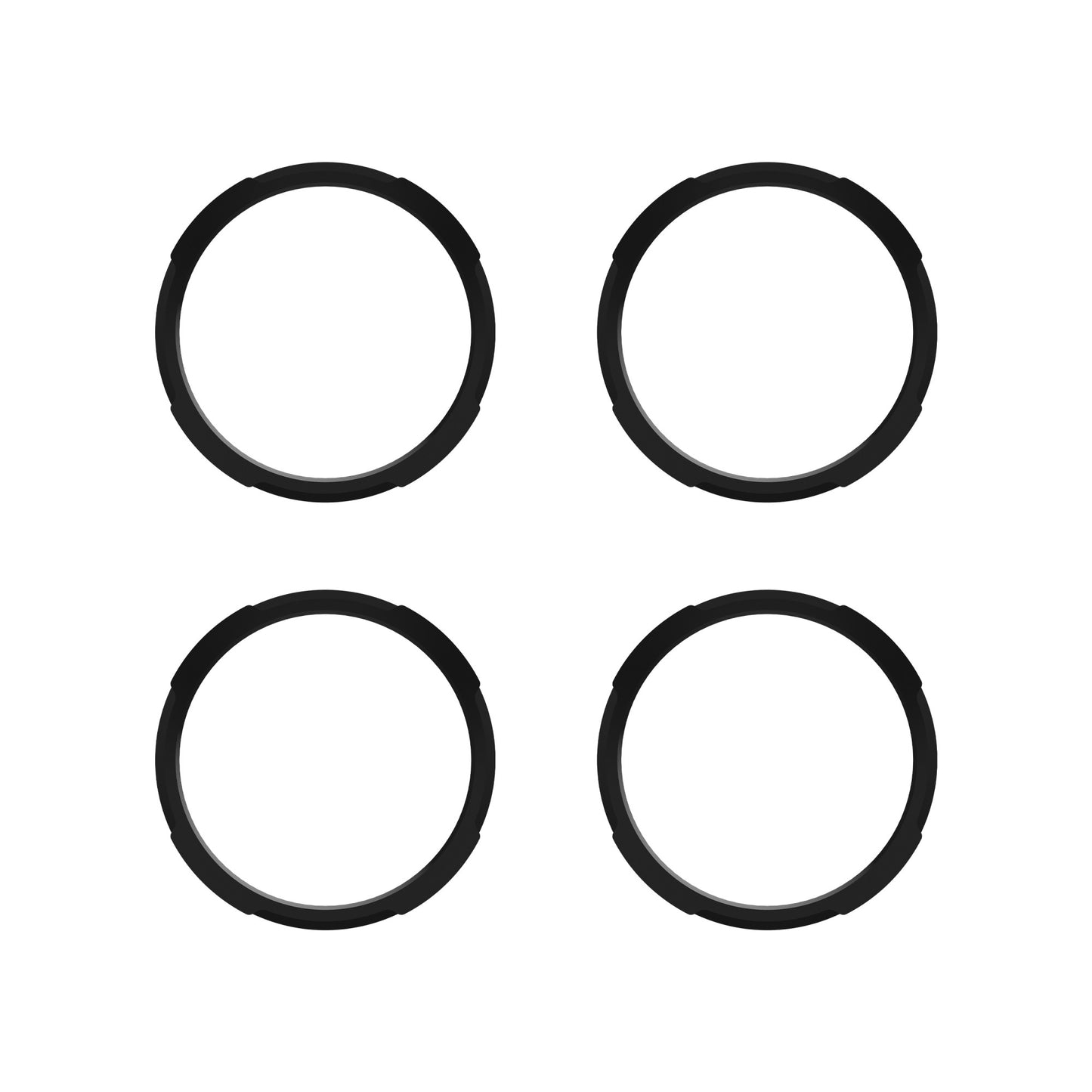 KC HiLiTES BEZEL RING KC FLEX ERA BAR BLACK 4PC - 30581