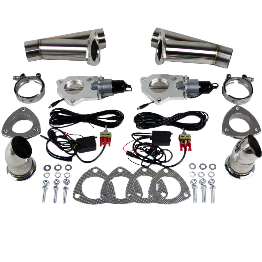 Granatelli Electronic Exhaust Cutout Systems - Stainless Steel - Weld In