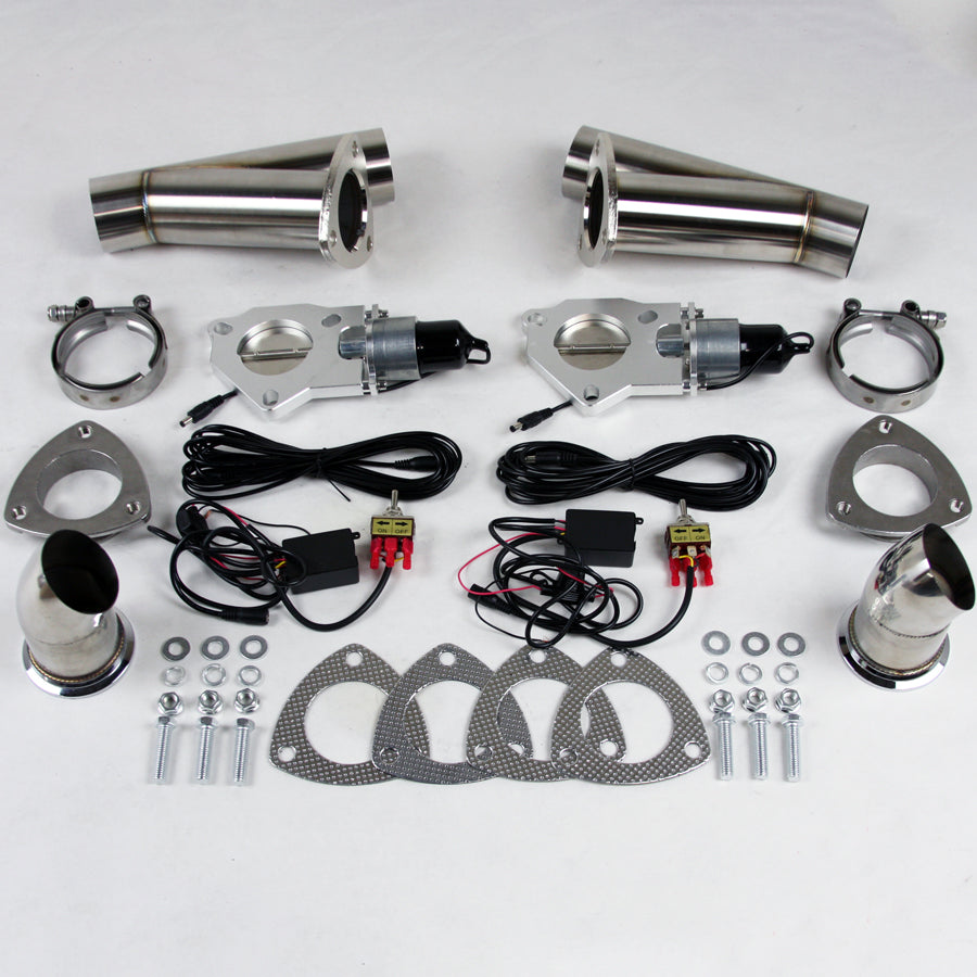 Granatelli Electronic Exhaust Cutout Systems - Stainless Steel - Weld In