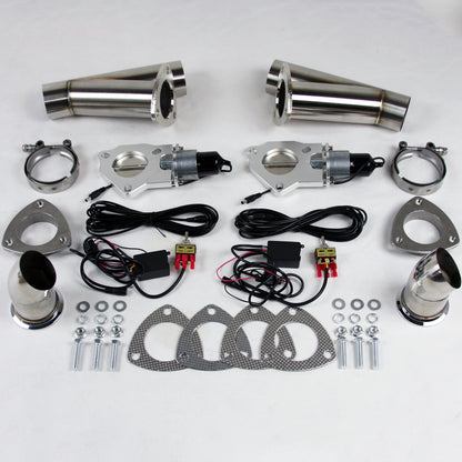 Granatelli Electronic Exhaust Cutout Systems - Stainless Steel - Weld In