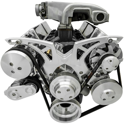 Small Block Ford 5.0L Serpentine System - AC & PS