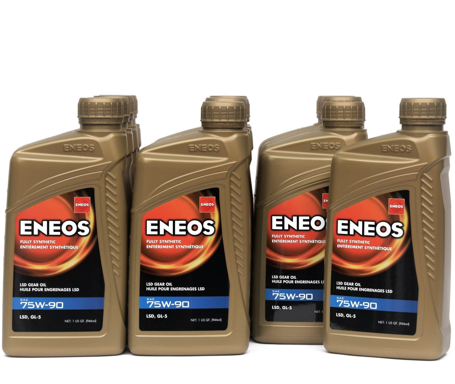 ENEOS 75W-90 Gear Oil LSD 12x1qt