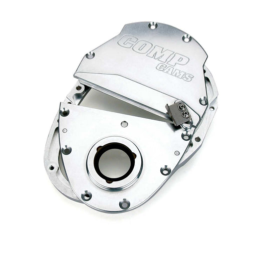 Three-Piece Billet Aluminum Timing Cover For Chevrolet Small Block And V6