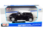 Mini Cooper Matt Black with White Top 1/24 Diecast Model Car by Maisto  free shipping USA