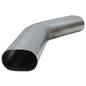 Granatelli 3 Inch Oval Exhaust Tubing Horizontal 45 Bend 4.50 Inch Bend Radius