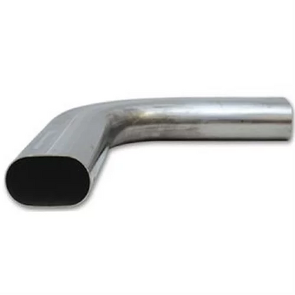 Granatelli 3 Inch Oval Exhaust Tubing Horizontal 90 Bend 4.50 Inch Bend Radius