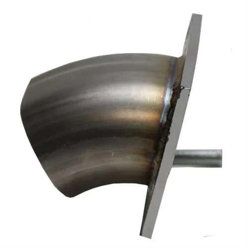 Granatelli 3 Inch True Oval Turn Down 45 Angle - Fixes Problems Caused By QTP # 11338