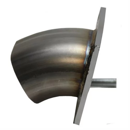 Granatelli 3 Inch True Oval Turn Down 45 Angle - Fixes Problems Caused By QTP # 11338
