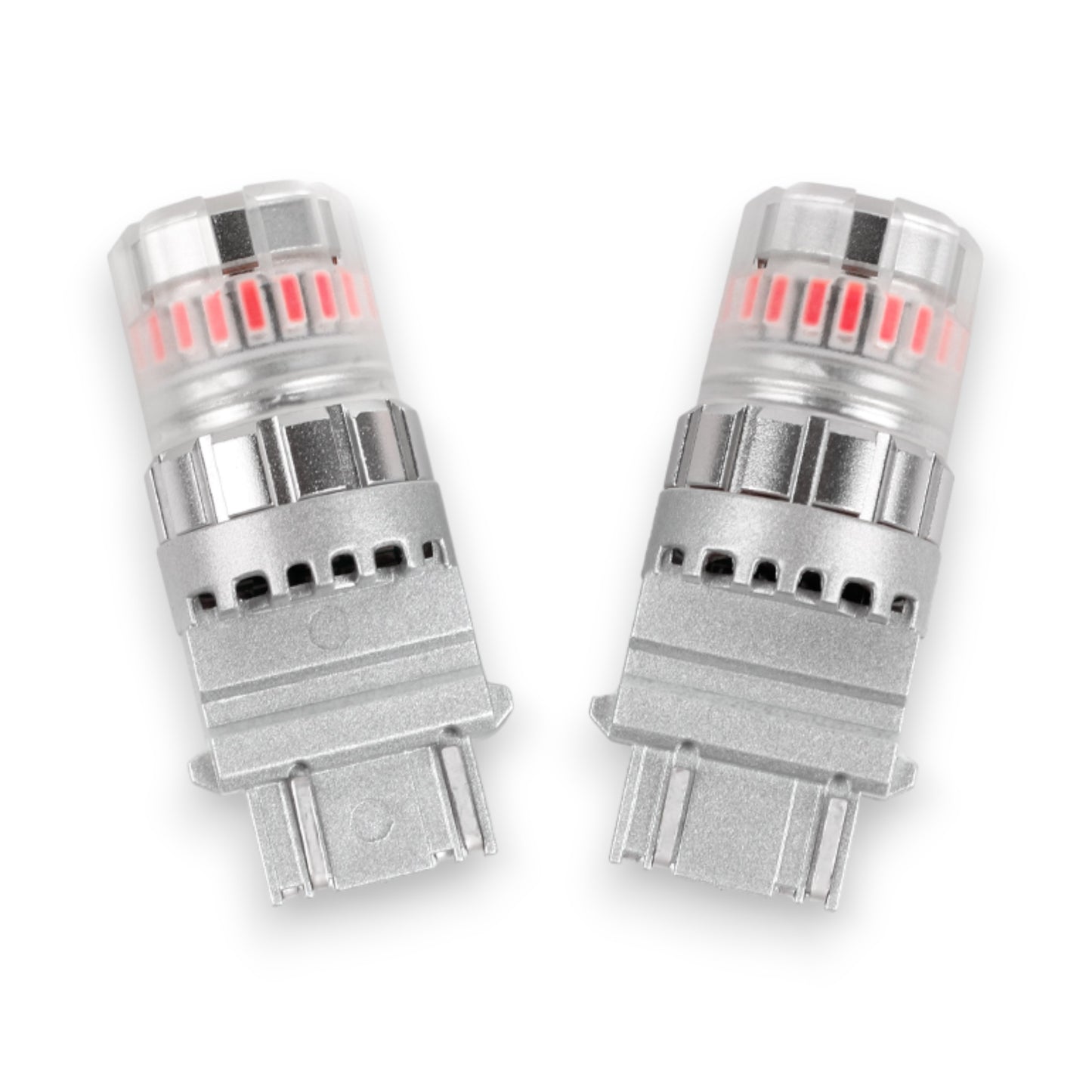 Tiny Monster 3137R Eco Series 3156/3157 LED Light Bulbs Red (2 EA)