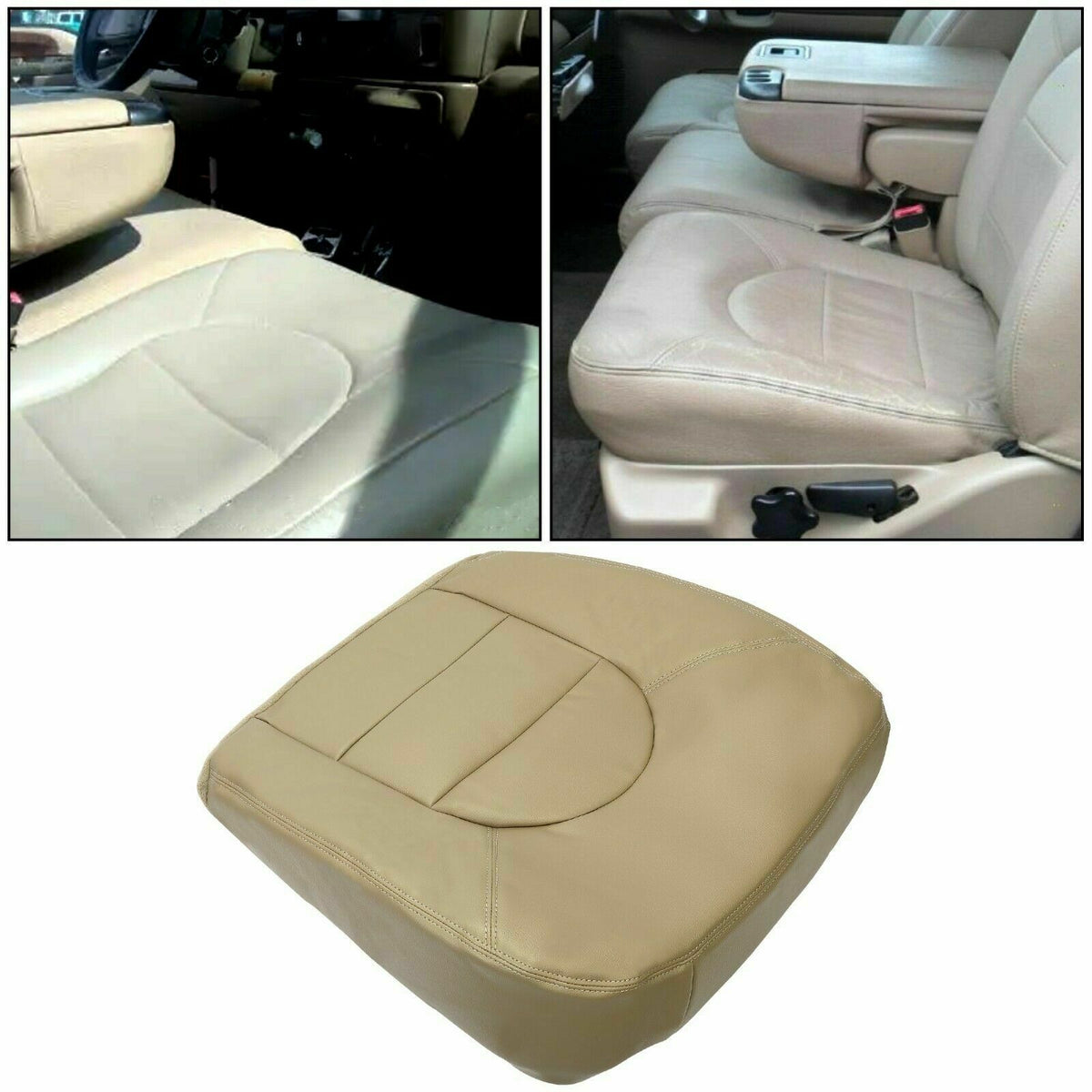For 2000 Ford F250 F350 Lariat Super Duty Replacement Seat Cover In Tan