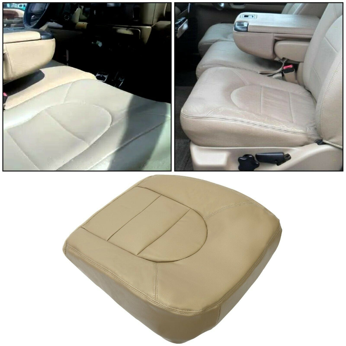 For 2000 Ford F250 F350 Lariat Super Duty Replacement Seat Cover In Tan