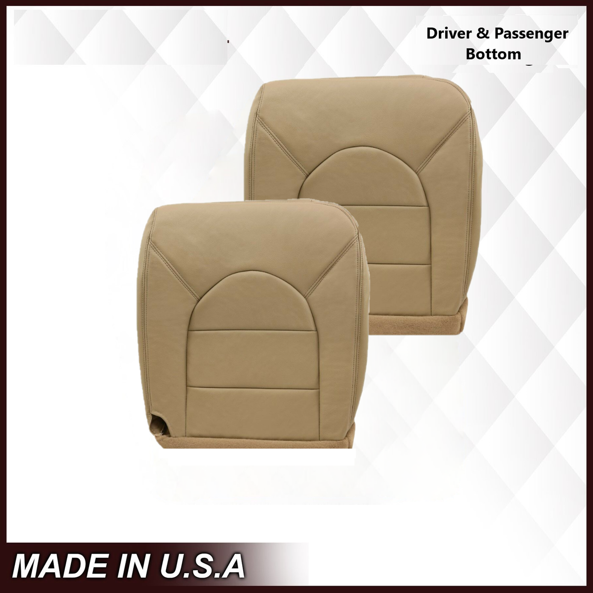 For 2000 Ford F250 F350 Lariat Super Duty Replacement Seat Cover In Tan