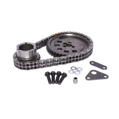 Hex-Adjust Double Chain Timing Set For 3-Bolt 24X 1 Pole Reluctor GM LS