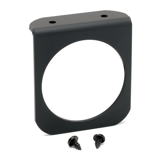 GAUGE MOUNTING PANEL SINGLE 2-5/8 In.  BLACK ALUMINUM