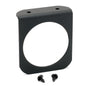 GAUGE MOUNTING PANEL SINGLE 2-5/8 In.  BLACK ALUMINUM