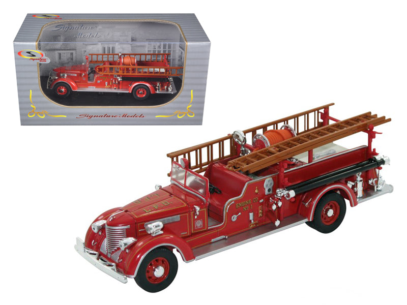 1939 Packard Fire Engine Truck Red 1/32 Diecast Model by Signature Models  free shipping USA
