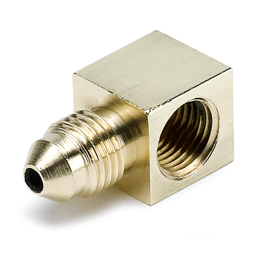 FITTING ADAPTER 90  1/8 In. NPTF FEMALE TO -3AN MALE BRASS