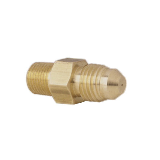 FITTING RESTRICTOR ADAPTER -4AN MALE TO 1/8 In. NPT MALE STEEL FOR FUEL & NITROUS