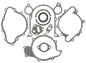 SBBK PONTIAC V8 421-455 1963-76 2PC SRMS (Engine Short Block Base Kit)