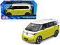 2023 Volkswagen ID. Buzz Van Yellow and White "Special Edition" Series 1/24 Diecast Model Car by Maisto  free shipping USA