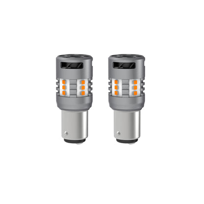 Tiny Monster 3317A Eco Series CAN Bus Ready 1157 LED Light Bulbs Amber (2 EA)