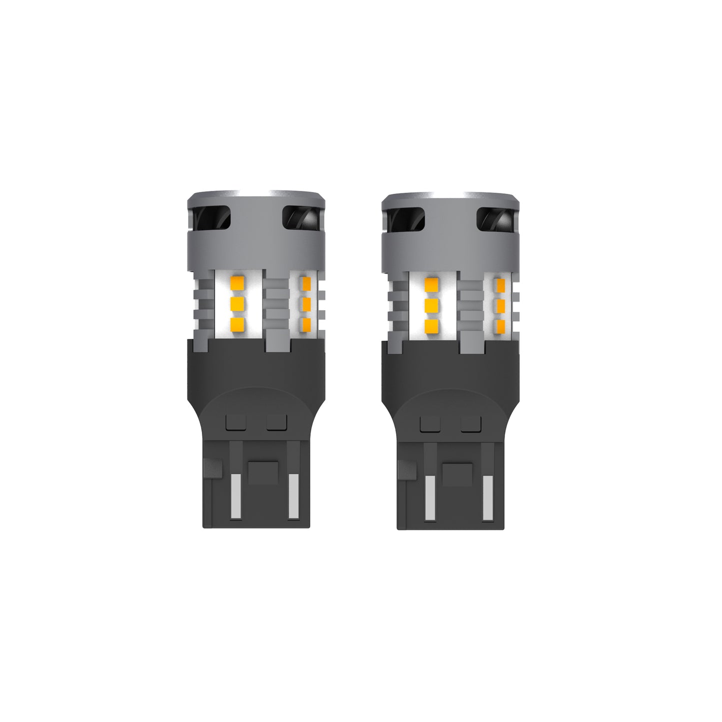 Tiny Monster 3373A Eco Series CAN Bus Ready 7440/7443 LED Bulbs Amber (2 EA)