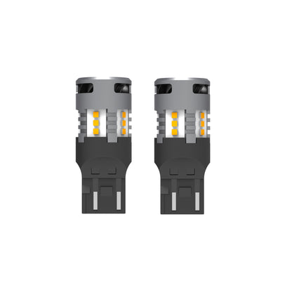 Tiny Monster 3373A Eco Series CAN Bus Ready 7440/7443 LED Bulbs Amber (2 EA)