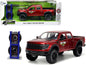 2011 Ford F-150 SVT Raptor Pickup Truck Candy Red Metallic "Mickey Thompson Tires & Wheels" with Extra Wheels "Just Trucks" Series 1/24 Diecast Model Car by Jada  free shipping USA