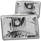 Anzo 1993-1998 Jeep Grand Cherokee Crystal Headlights Chrome