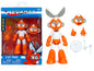 Cut Man 4.5" Moveable Figure with Accessories and Alternate Head and Hands "Mega Man" (1987) Video Game Model by Jada  free shipping USA